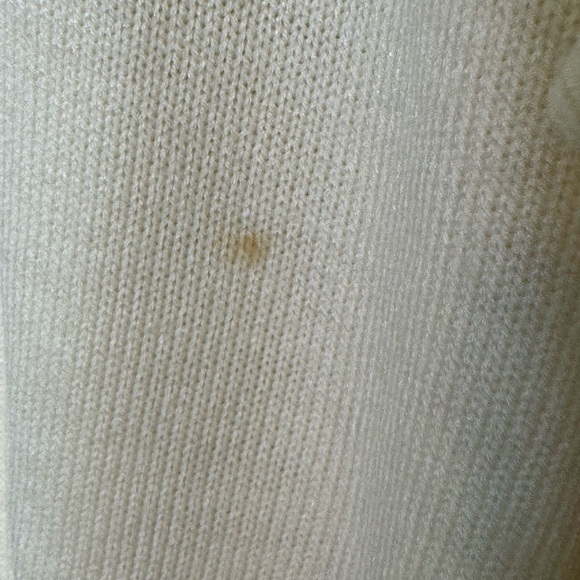 Vintage Women’s XL Floral Embroidered Cream Sweater - Picture 5 of 6